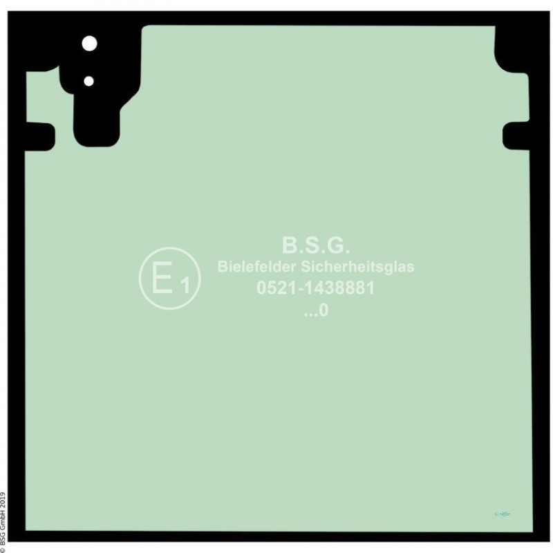 A00 - Frontscheibe Volvo Mini- und Kompaktbagger bis ca. 8to.ECR25E electric Frontscheibe oben