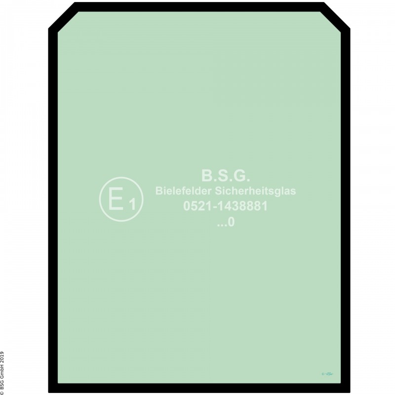 A00 - Frontscheibe JCB Teleskoplader525.60, 527.58 Frontscheibe