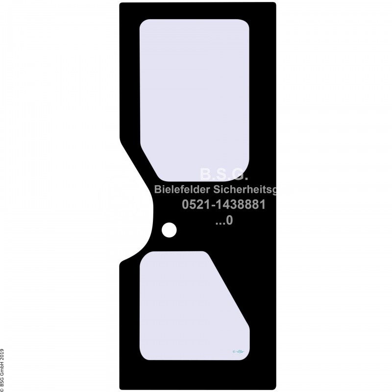 FD0 - Türscheibe Kubota BaggerU 35, 45 Türscheibe