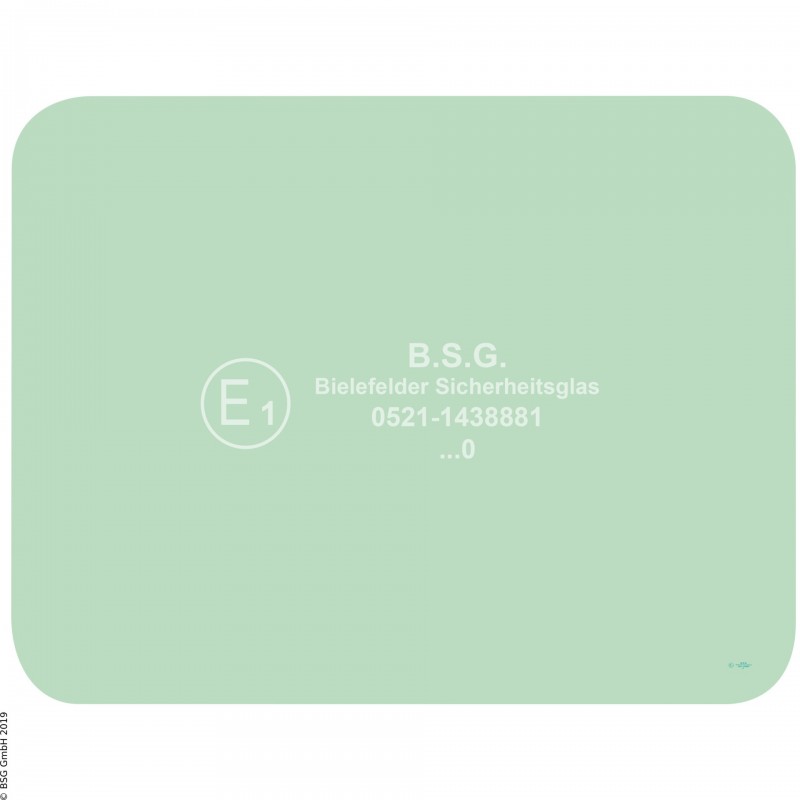 B00 - Heckscheibe Kubota BaggerU 50-5S Heckscheibe