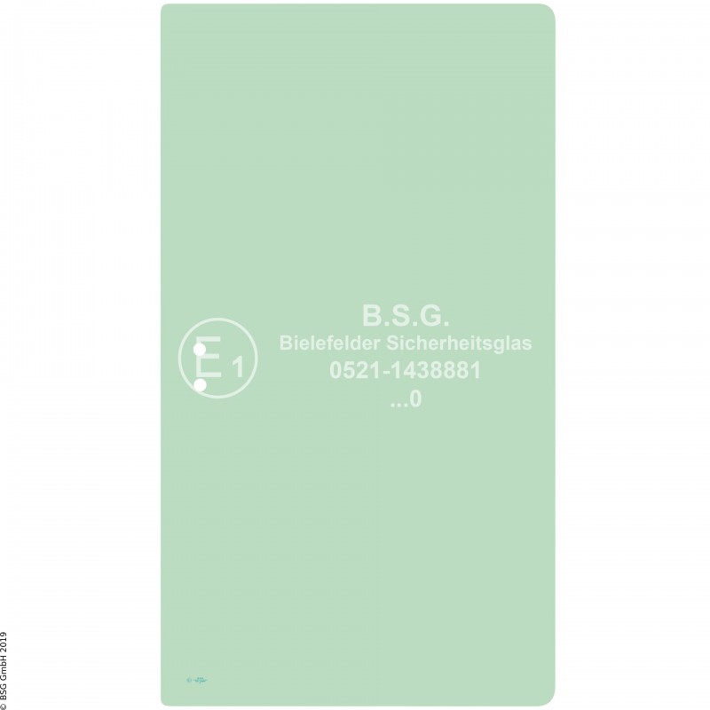 R00 - Seitenscheibe rechts Kubota BaggerU 50-5S Rechte hintere Schiebescheibe