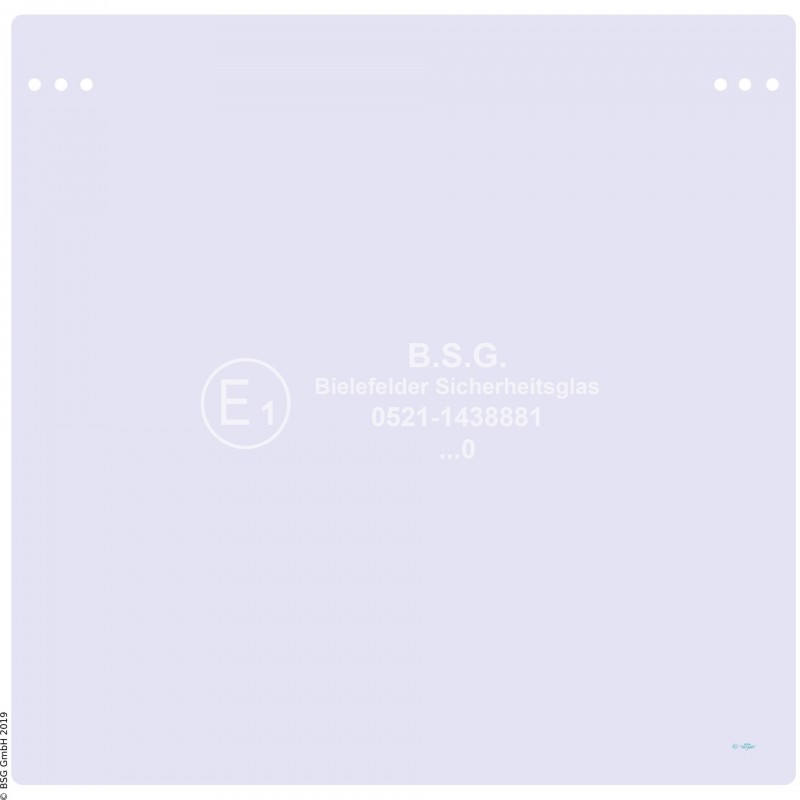 A00 - Frontscheibe Kubota BaggerKH 31, 35, 41 Frontscheibe oben