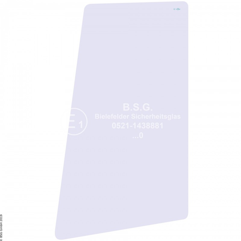 FD0 - Türscheibe Kubota BaggerKX 61-3, 71-3, 91-3, 101-3, 121-3, 161-3 (α) Türscheibe oben