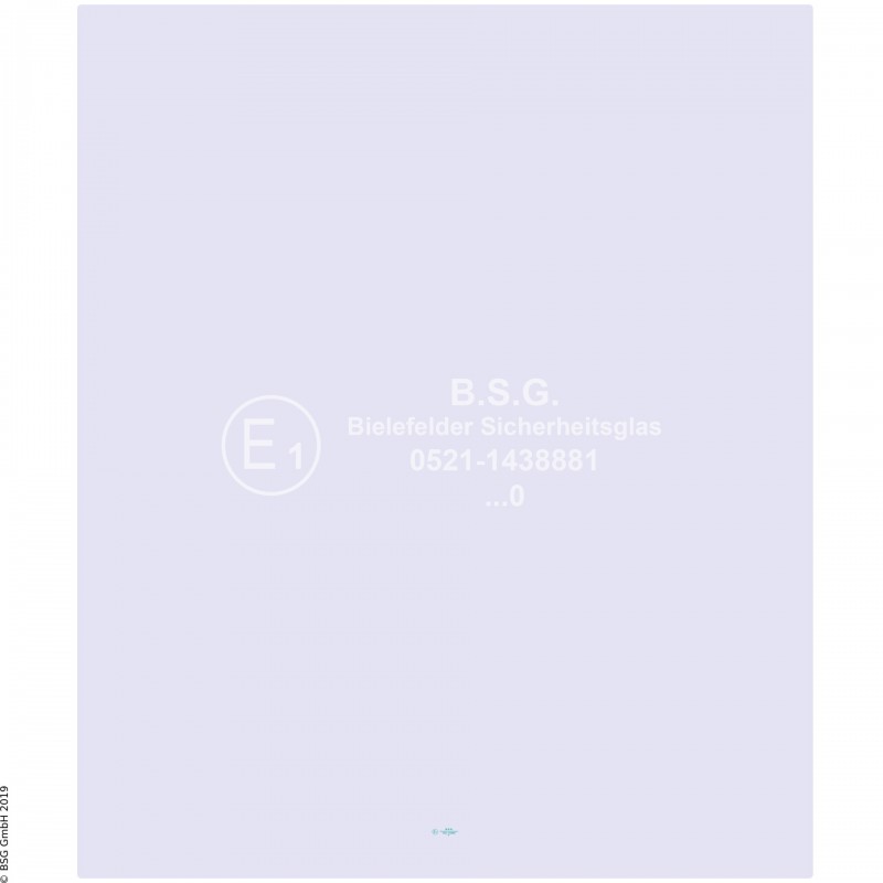 A00 - Frontscheibe Kubota BaggerU 35-3, 45-3, 50-3 (α) Frontscheibe oben