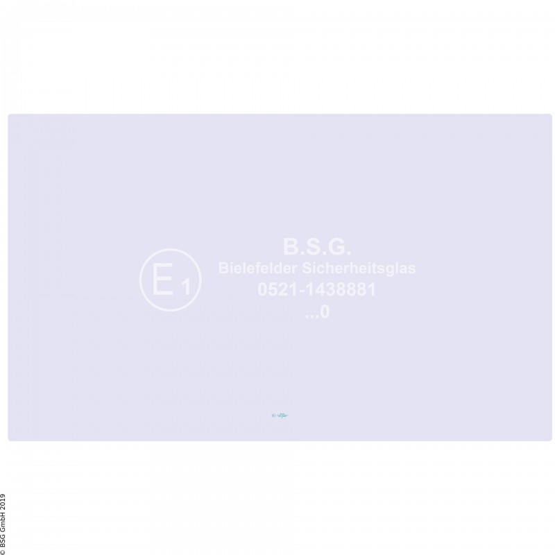 A00 - Frontscheibe Kubota BaggerU 35-3, 45-3, 50-3 (α) Frontscheibe unten