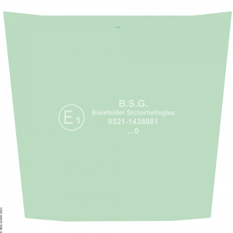 A00 - Frontscheibe Komatsu Radlader (auch Kettenlader)WA 270-3H bis 470-3H Frontscheibe mitte