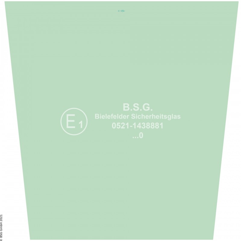 A00 - Frontscheibe Komatsu Radlader (auch Kettenlader)WA 500-3H bis 600-3H Frontscheibe mitte
