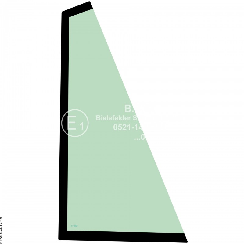 A00 - Frontscheibe Komatsu Radlader (auch Kettenlader)WA 150-5, 200-5, 250-5, 320-5 (ROPS #6VB4IA-R) Frontscheibe rechts