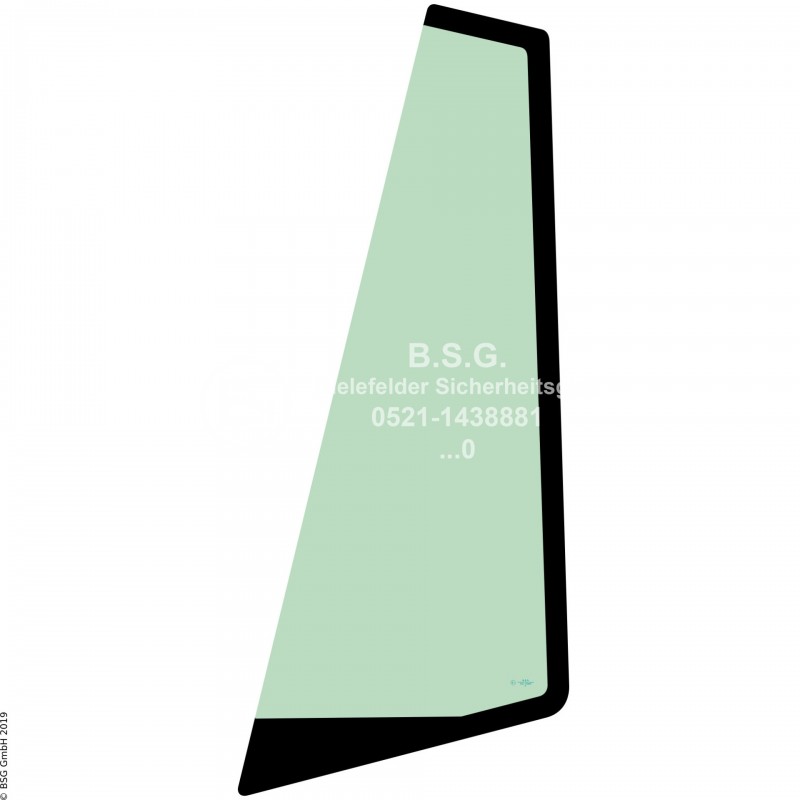 A00 - Frontscheibe Komatsu Radlader (auch Kettenlader)WA 380-5, 400-5, 430-5, 450-5, 470-5, 480-5 Frontscheibe links