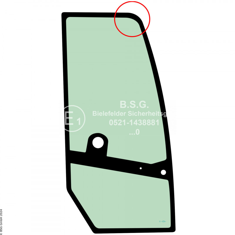 FD0 - Türscheibe Atlas Radlader (auch Kettenlader)AR 65 bis 80 (Modell ab 1998) Türscheibe rechts