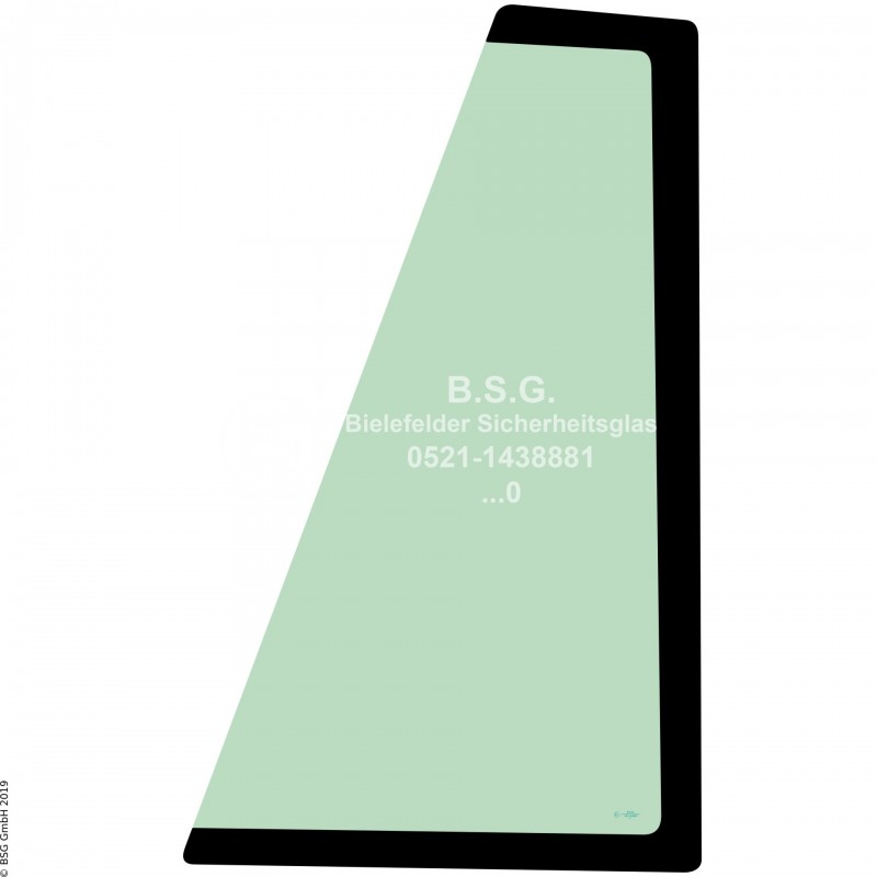 A00 - Frontscheibe Komatsu Radlader (auch Kettenlader)WA 200(PZ)-6 (Highlift), 250(PZ)-6 (Highlift), 320(PZ)-6 (Highlift) Frontscheibe links