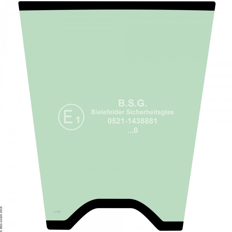 A00 - Frontscheibe Komatsu Radlader (auch Kettenlader)WA 200-7 Frontscheibe mitte