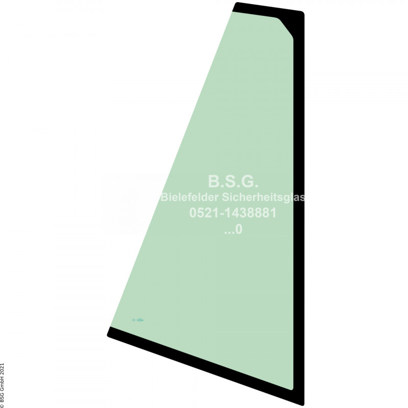 A00 - Frontscheibe Komatsu Radlader (auch Kettenlader)WA 200-8, 270-8, 320-8 Frontscheibe links