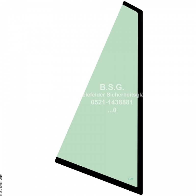 A00 - Frontscheibe Komatsu Radlader (auch Kettenlader)WA 380-8, 470-8, 480-8, 500-8 Frontscheibe links