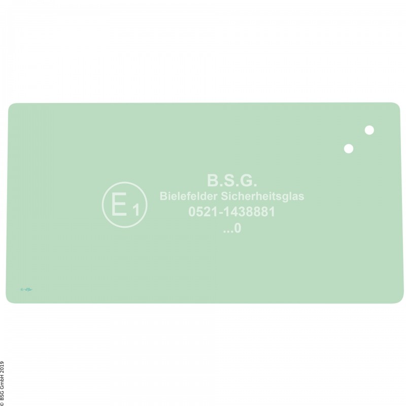 B00 - Heckscheibe Kramer Radlader (auch Kettenlader)350, 5025, 5035, KL10.5, KL12.5 (BM 348) Heckscheibe