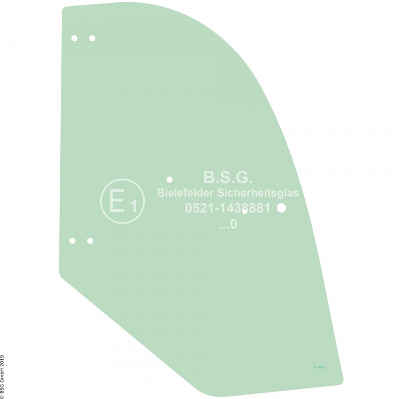 FD0 - Türscheibe Kramer Radlader (auch Kettenlader)380, 480, 580, 680(T), 780 (neue Serie) (BM 351 und 352) Türscheibe rechts
