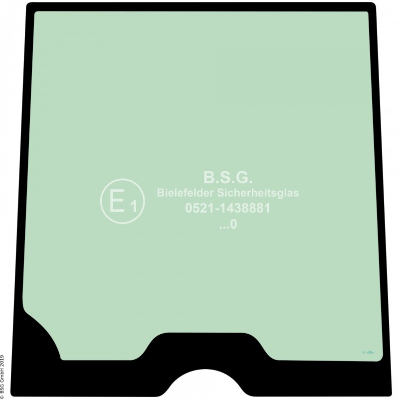 A00 - Frontscheibe Kramer Radlader (auch Kettenlader)5075, 5085(T), 5095 (BM 353) Frontscheibe