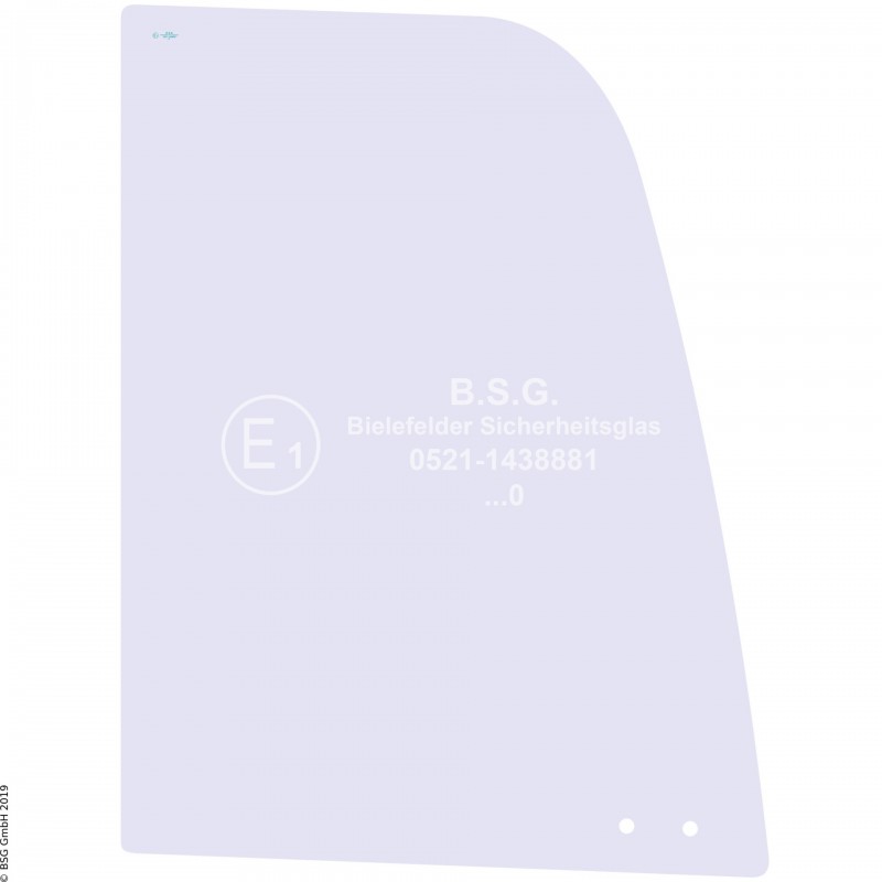 R00 - Seitenscheibe rechts Neuson BaggerET18, ET20, ET24 Rechte vordere Schiebescheibe