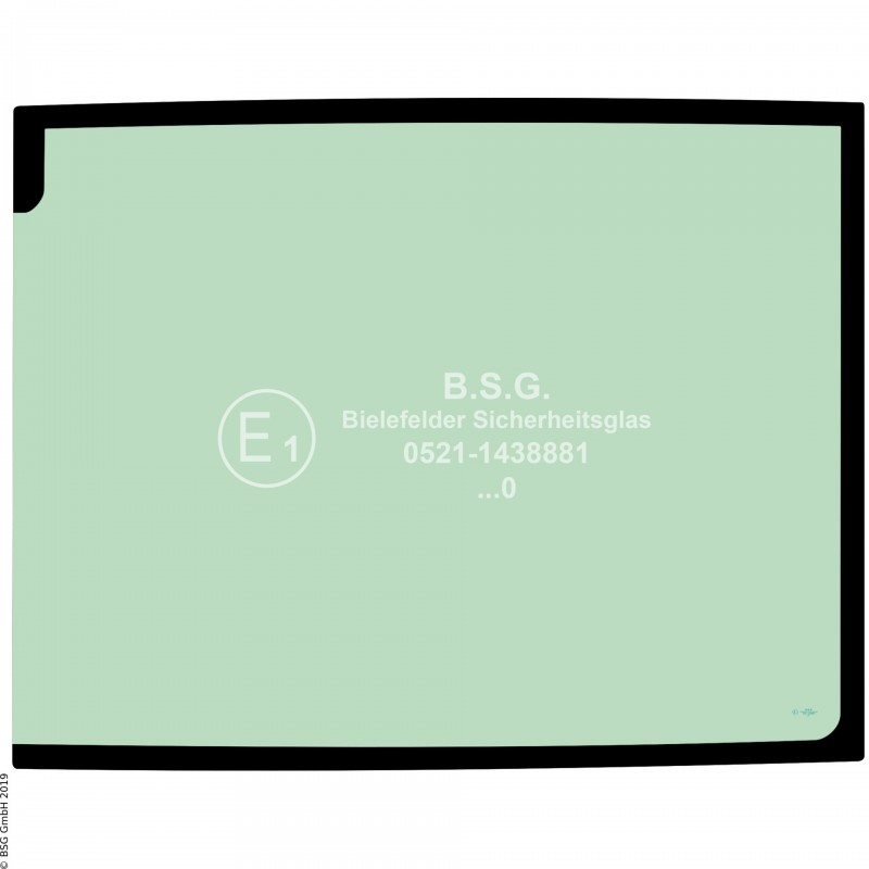 B00 - Heckscheibe Hitachi BaggerZX 14-3, 17U-2, 18U-3 Heckscheibe