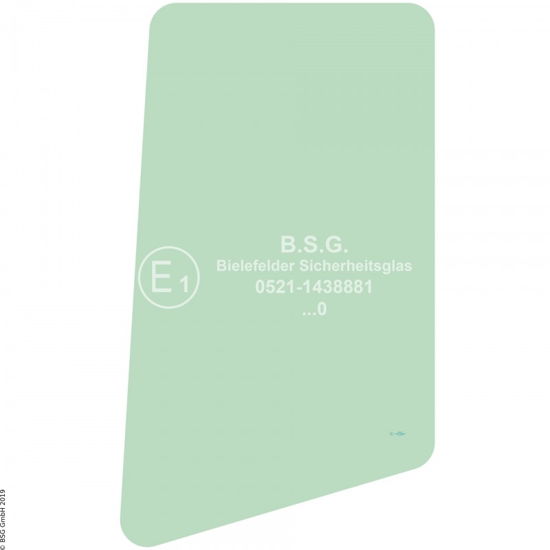 FD0 - Türscheibe Komatsu Mini- und Kompaktbagger bis ca. 8to.PC 10-6, 20-6, 30-6 (Ottoson Kabine) Türscheibe