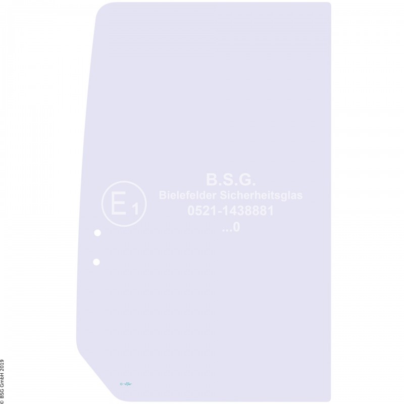 R00 - Seitenscheibe rechts Komatsu Mini- und Kompaktbagger bis ca. 8to.PC10-7, PC20-7, PC30-7, PC45-1, PW75-1, PW 75R-2, PW95-1,  PW95R-2, PC110R-2 Rechte hintere Schiebescheibe