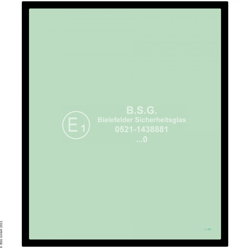 A00 - Frontscheibe Komatsu Mini- und Kompaktbagger bis ca. 8to.PC 14R-2, 15R-2, 16R-2 Frontscheibe oben