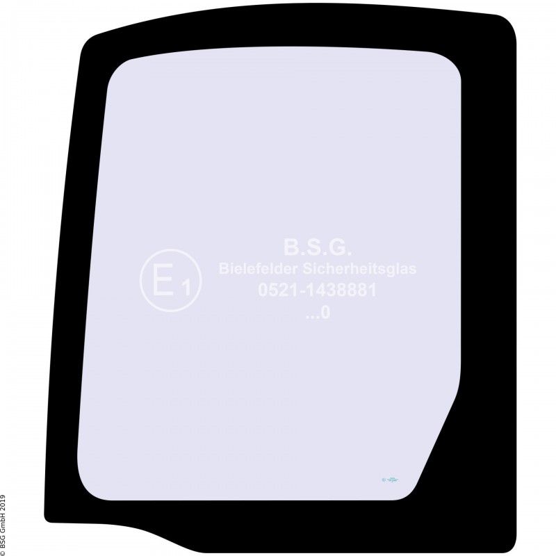 FD0 - Türscheibe Komatsu Mini- und Kompaktbagger bis ca. 8to.PC 20MRX-1, 30MRX-1, 40MRX-1, 45MRX-1 Türscheibe oben