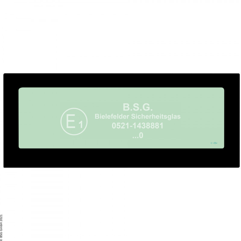 C00 - Dach(rand)scheibe Komatsu Bagger ab ca. 8to.PC 80MR-3, 88MR-5, PW 98MR-5 Dachrandscheibe