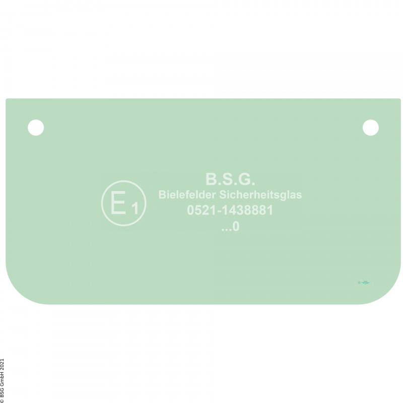 A00 - Frontscheibe Komatsu Mini- und Kompaktbagger bis ca. 8to.PC 20MR-2, 27MR-2, 30MR-2, 35MR-2, 40MR-2 Frontscheibe unten