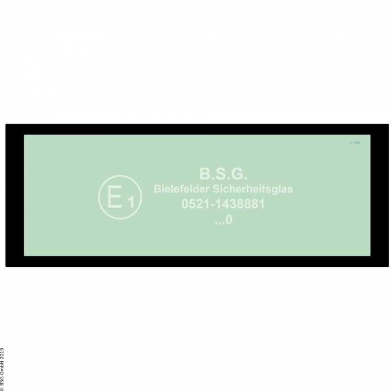 C00 - Dach(rand)scheibe Komatsu Mini- und Kompaktbagger bis ca. 8to.PC 30MR-3, 35MR-3, 45MR-3, 55MR-3 Dachrandscheibe