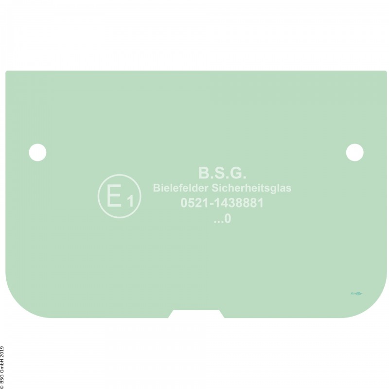 A00 - Frontscheibe Komatsu Bagger ab ca. 8to.PC 228US-3, 308US-3 Frontscheibe unten