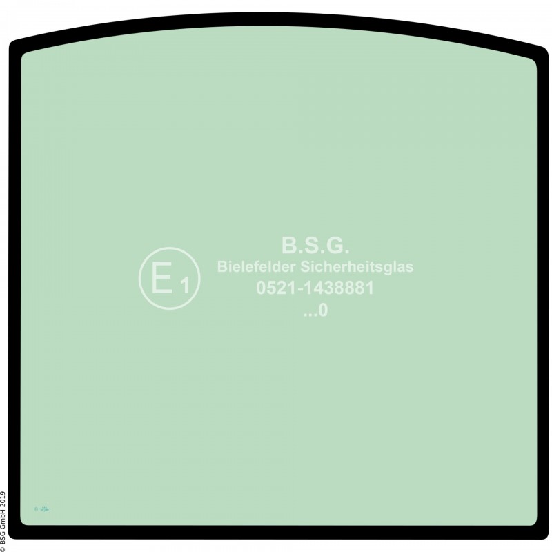 A00 - Frontscheibe JCB Bagger8014ZTS, 8016CTS, 8018CTS, 8020CTS Frontscheibe oben