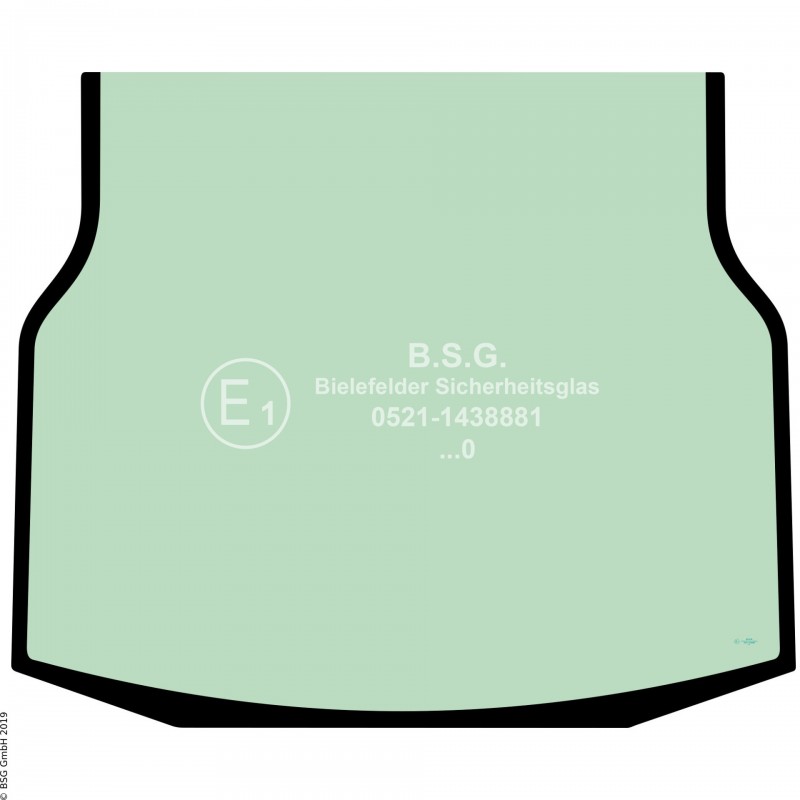 A00 - Frontscheibe JCB Bagger8014ZTS, 8016CTS, 8018CTS, 8020CTS Frontscheibe unten (Einscheibensicherheitsglas)