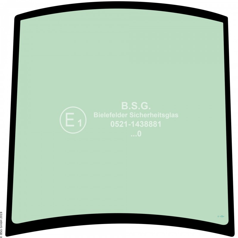 B00 - Heckscheibe JCB Bagger8014ZTS, 8016CTS, 8018CTS, 8020CTS Heckscheibe