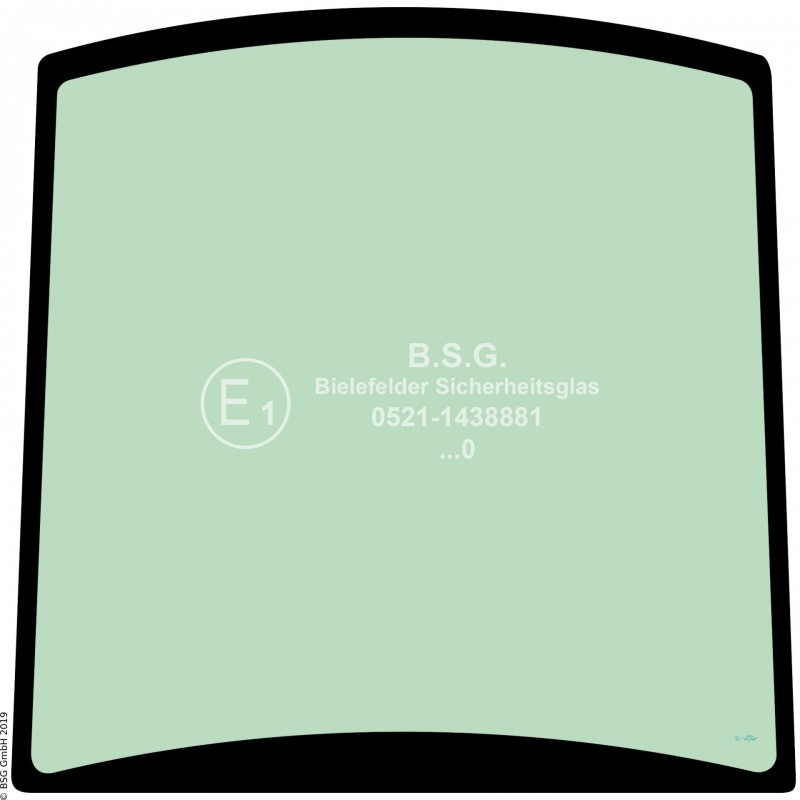 B00 - Heckscheibe JCB Bagger8014ZTS, 8016CTS, 8018CTS, 8020CTS Heckscheibe