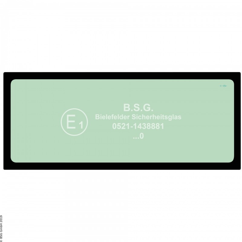 C00 - Dach(rand)scheibe Komatsu Mini- und Kompaktbagger bis ca. 8to.PC 14R-3(HS), 16R-3(HS), 18R-3 Dachrandscheibe