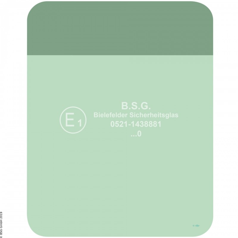 B00 - Heckscheibe Komatsu Mini- und Kompaktbagger bis ca. 8to.PC 22MR-3, 26MR-3 Heckscheibe