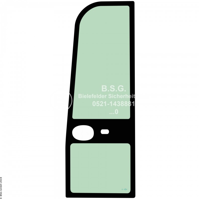 FD0 - Türscheibe Komatsu Mini- und Kompaktbagger bis ca. 8to.PC 22MR-3, 26MR-3 Türscheibe