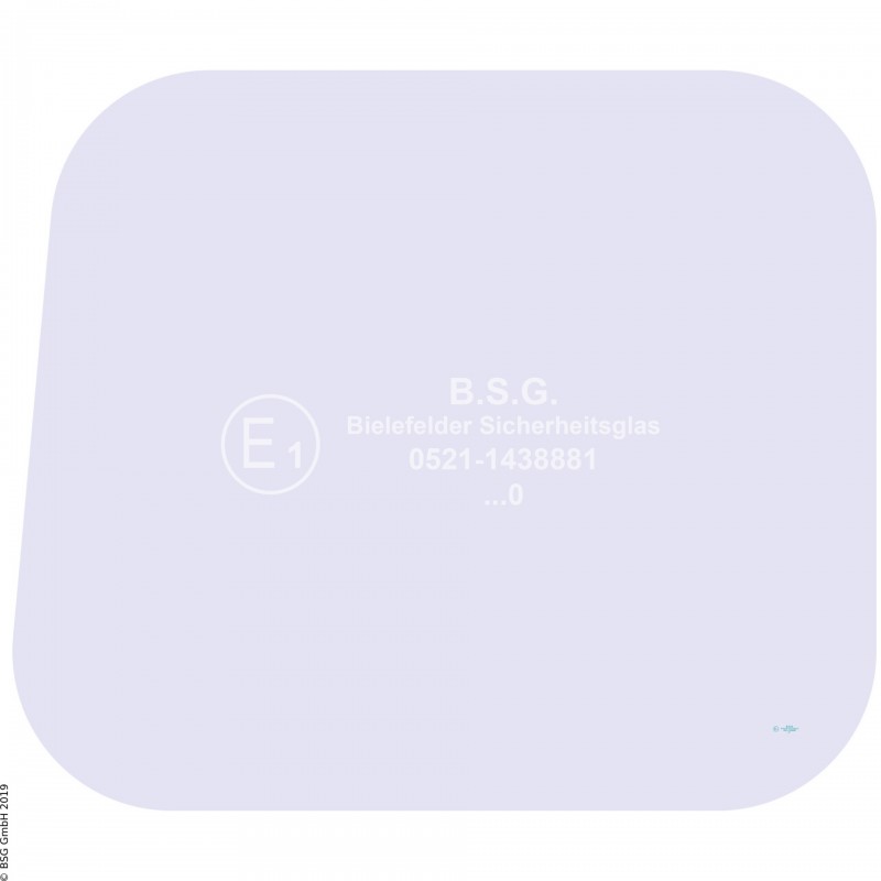 FD0 - Türscheibe Zeppelin Mini- und Kompaktbagger bis ca. 8to.ZRH 02 Türscheibe unten