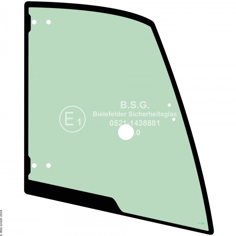 R00 - Seitenscheibe rechts Kramer Radlader (auch Kettenlader)KL 12.5, 14.5 Seitenscheibe rechts oben ausstellbar