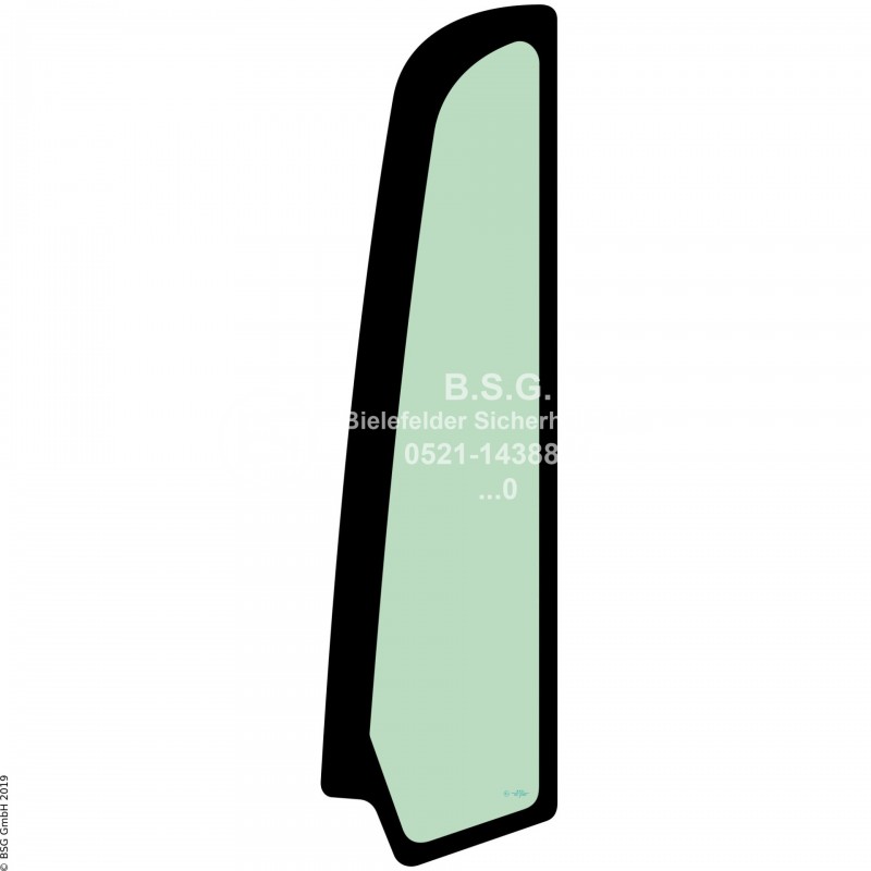 FD0 - Türscheibe Hitachi BaggerZX 27U-3, 29U-3, 33U-3, 38U-3, 48U-3, 52U-3, 60USB-3 Türscheibe vorne oben (3-tlg. Tür)