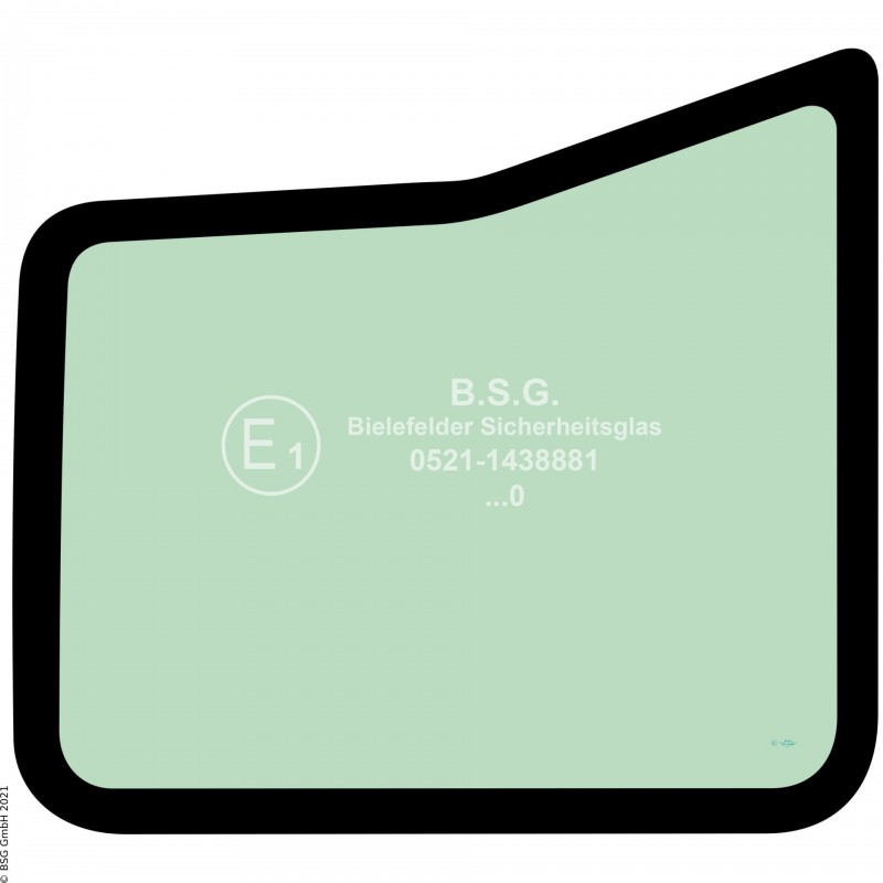 FD0 - Türscheibe Kubota BaggerU 50-5, 56-5 Türscheibe unten