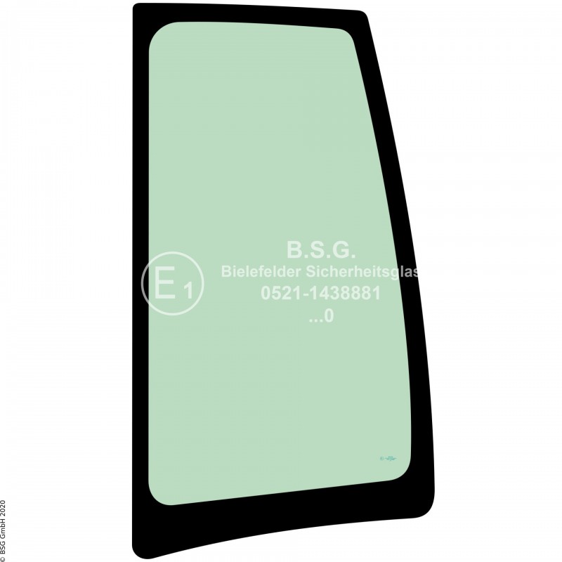 L00 - Seitenscheibe links Kubota BaggerU 50-5, 56-5 Seitenscheibe links hinten