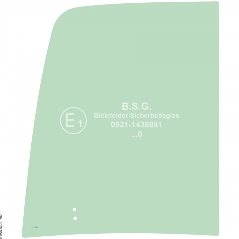 R00 - Seitenscheibe rechts Kubota BaggerU 50-5, 56-5 Rechte hintere Schiebescheibe