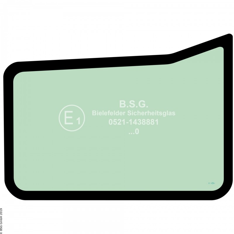 FD0 - Türscheibe Kubota BaggerKX 060-5 Türscheibe unten