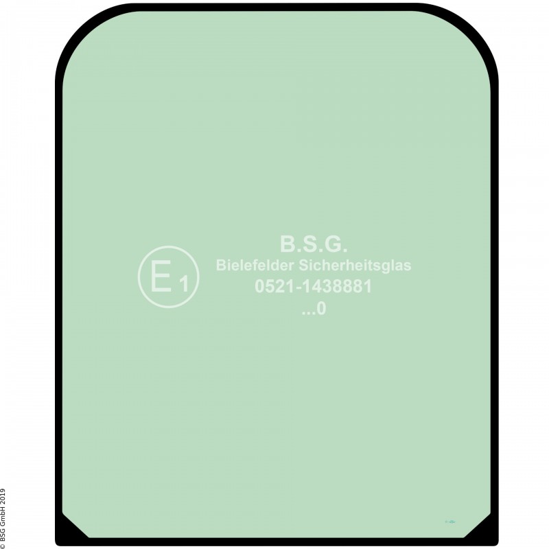 A00 - Frontscheibe Kobelco BaggerSK130LC aufwärts Serie 11 Frontscheibe oben