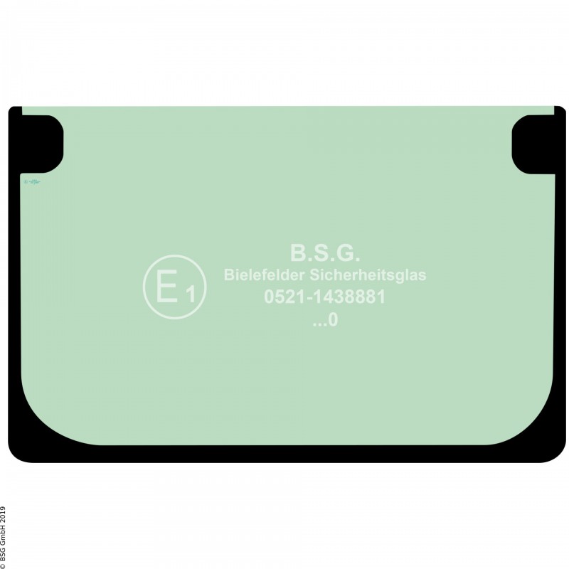 A00 - Frontscheibe Liebherr BaggerLH22 (C,M) - LH80 (C,M) (2014er Kabine) Frontscheibe unten