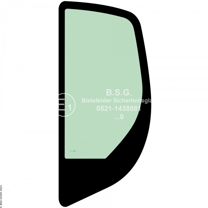 L00 - Seitenscheibe links Doosan BaggerDX 140LC-5 bis 530LC-5 Seitenscheibe links hinten