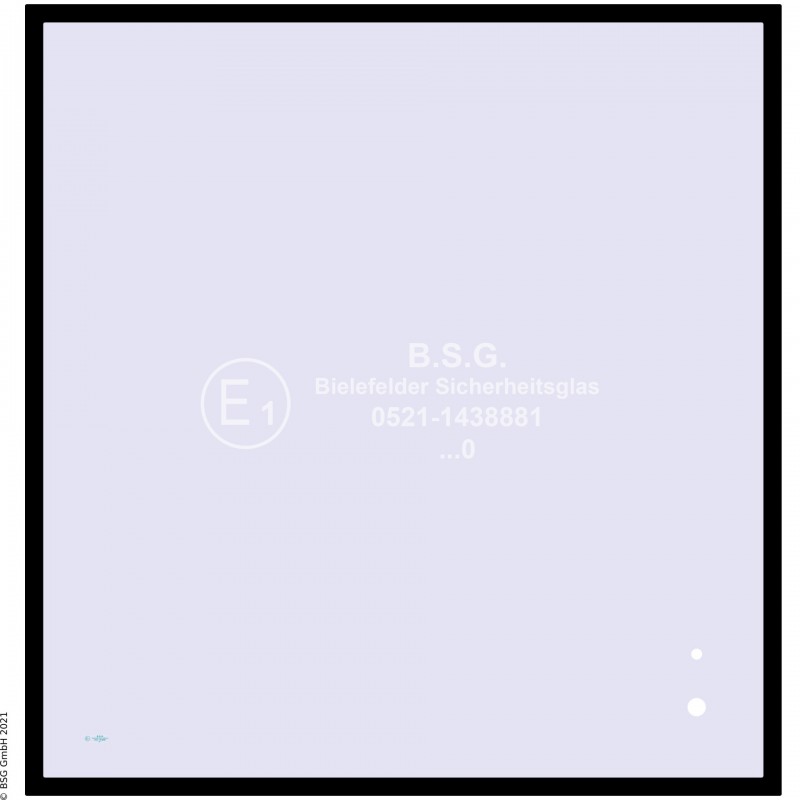 A00 - Frontscheibe PelJob BaggerEB350, EB450 Frontscheibe oben