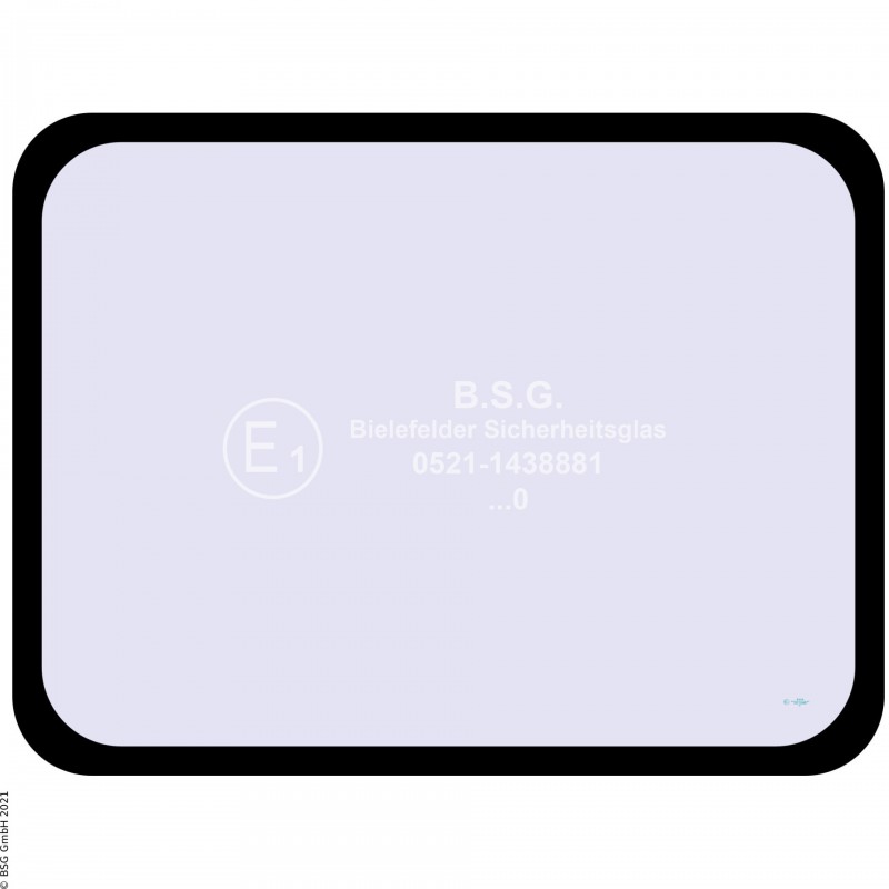 B00 - Heckscheibe PelJob BaggerEB350, EB450 Heckscheibe